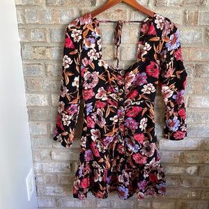 Free People fitted mini dress